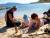 dernier papotage de girls à la plage du Frioul (same 10 oct)